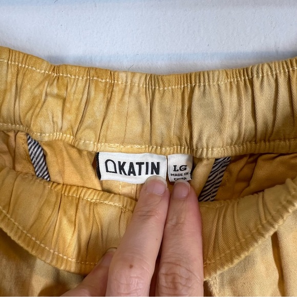Katin Yellow Tie Dye Shorts - Picture 2 of 8